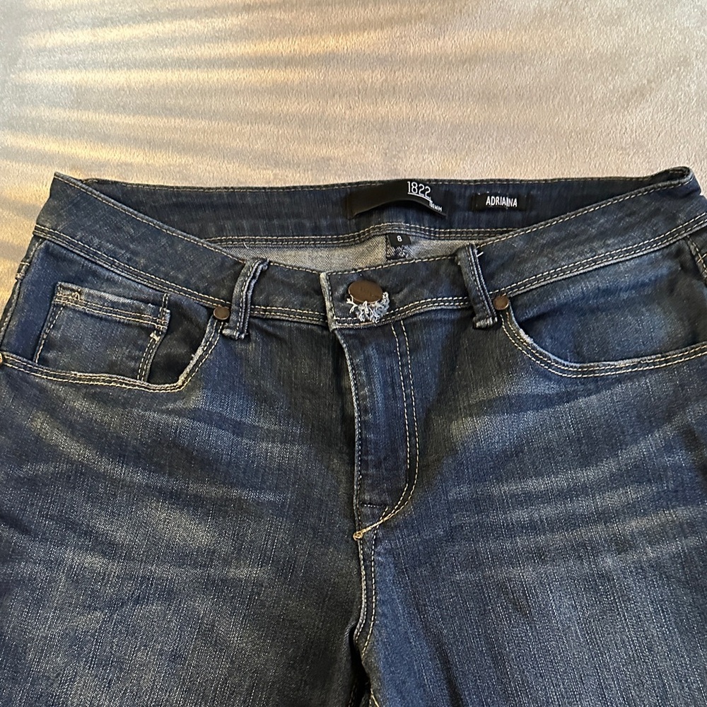 Dark Blue Denim Jeans - Picture 3 of 5